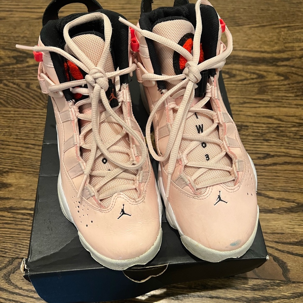 Pink Jordan 6 Rings Sneakers